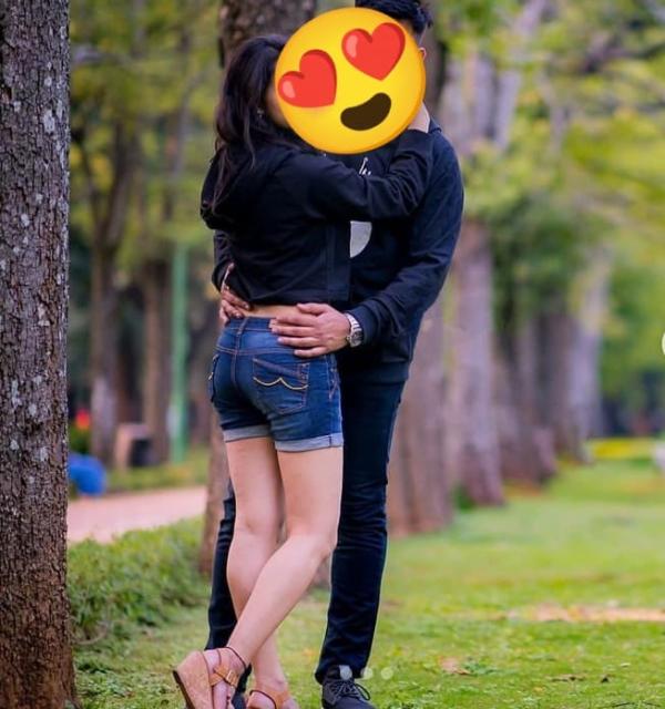 Couple genuine young couple ( visit)